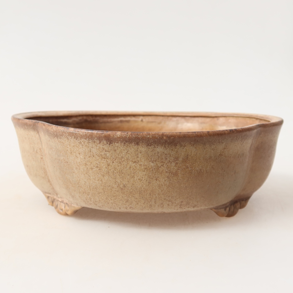 Ceramiczna miska na bonsai 17 x 15,5 x 5,5 cm, różowa
