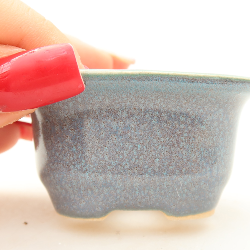 Ceramiczna miska do bonsai 6 x 5 x 3 cm, kolor szary