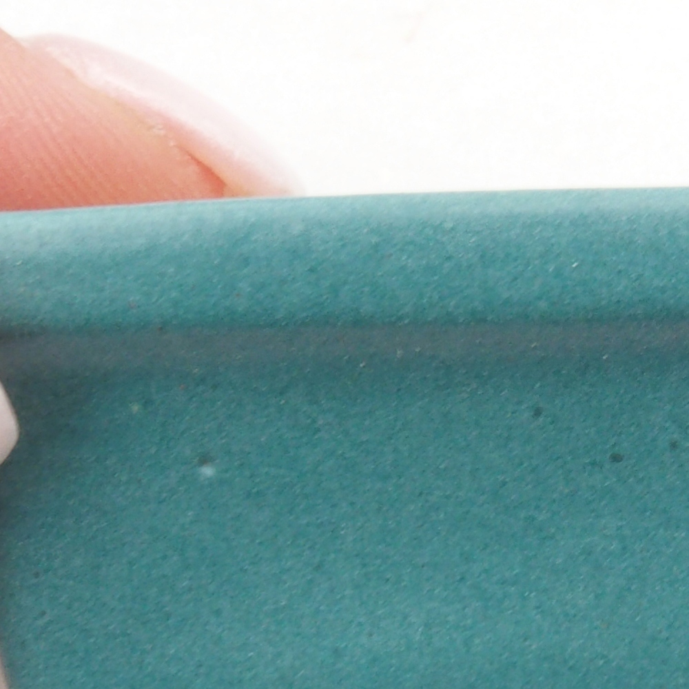 Ceramiczna miska bonsai 6,5 x 4 x 2,5 cm, kolor niebieski