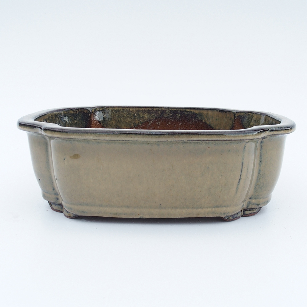 Miska 26 x 20 x 8,5 cm szaro-beżowa