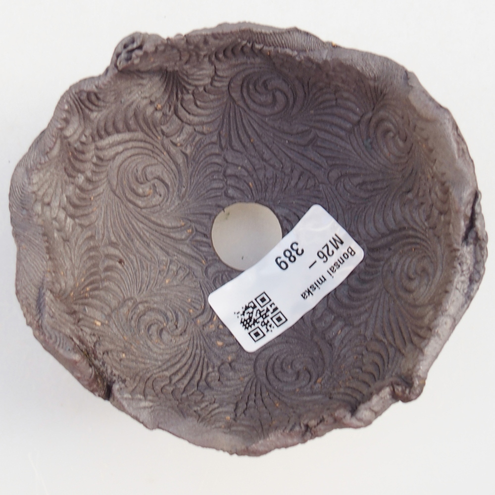 Muszla ceramiczna 10 x 9 x 7 cm, kolor metaliczny