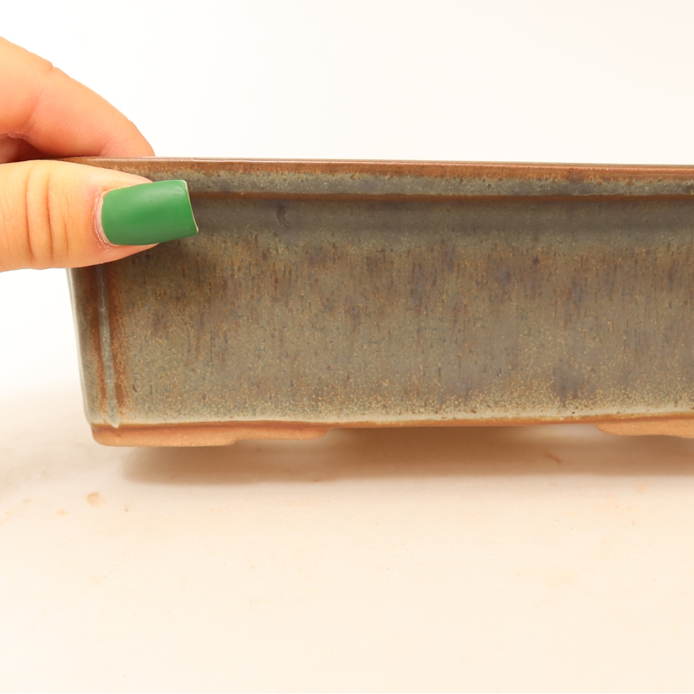 Miska ceramiczna  20 x 15,5 x 5,5 cm, kolor brązowy