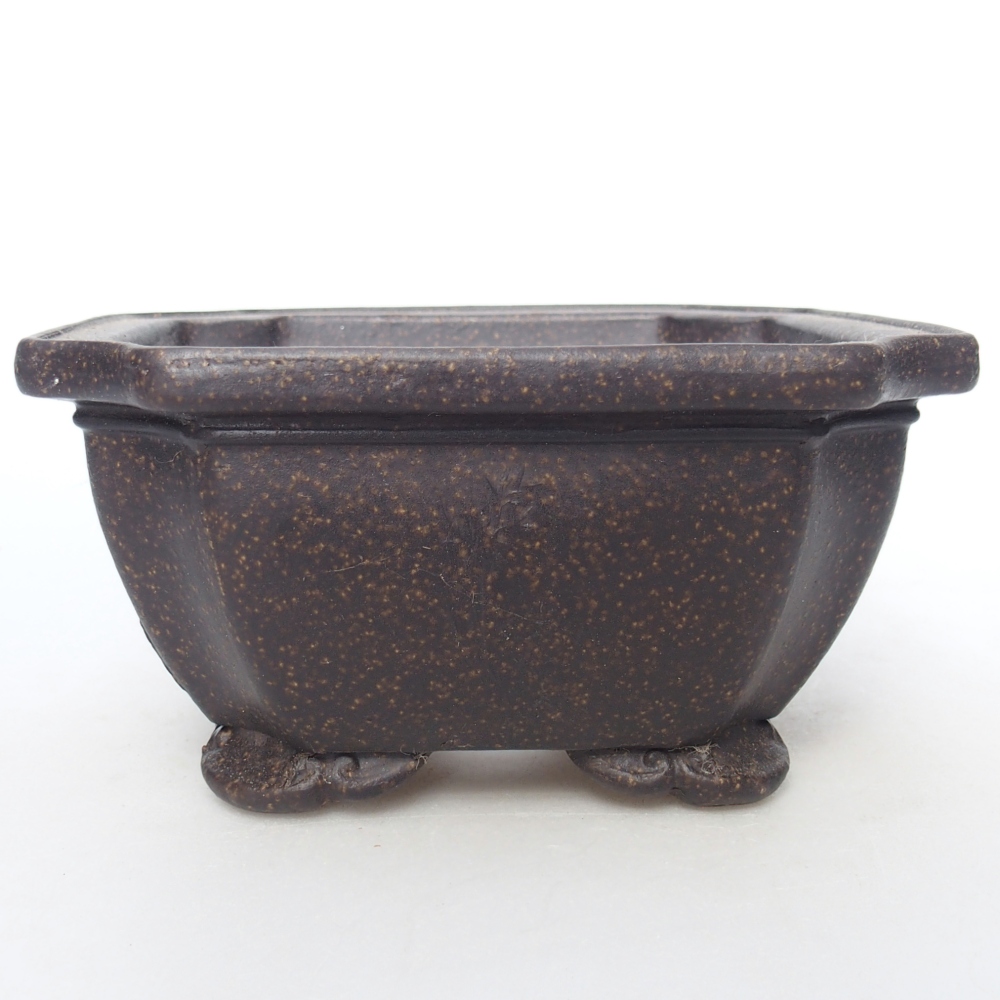 Miska 13,5 x 13,5 x 7 cm brązowa ochra