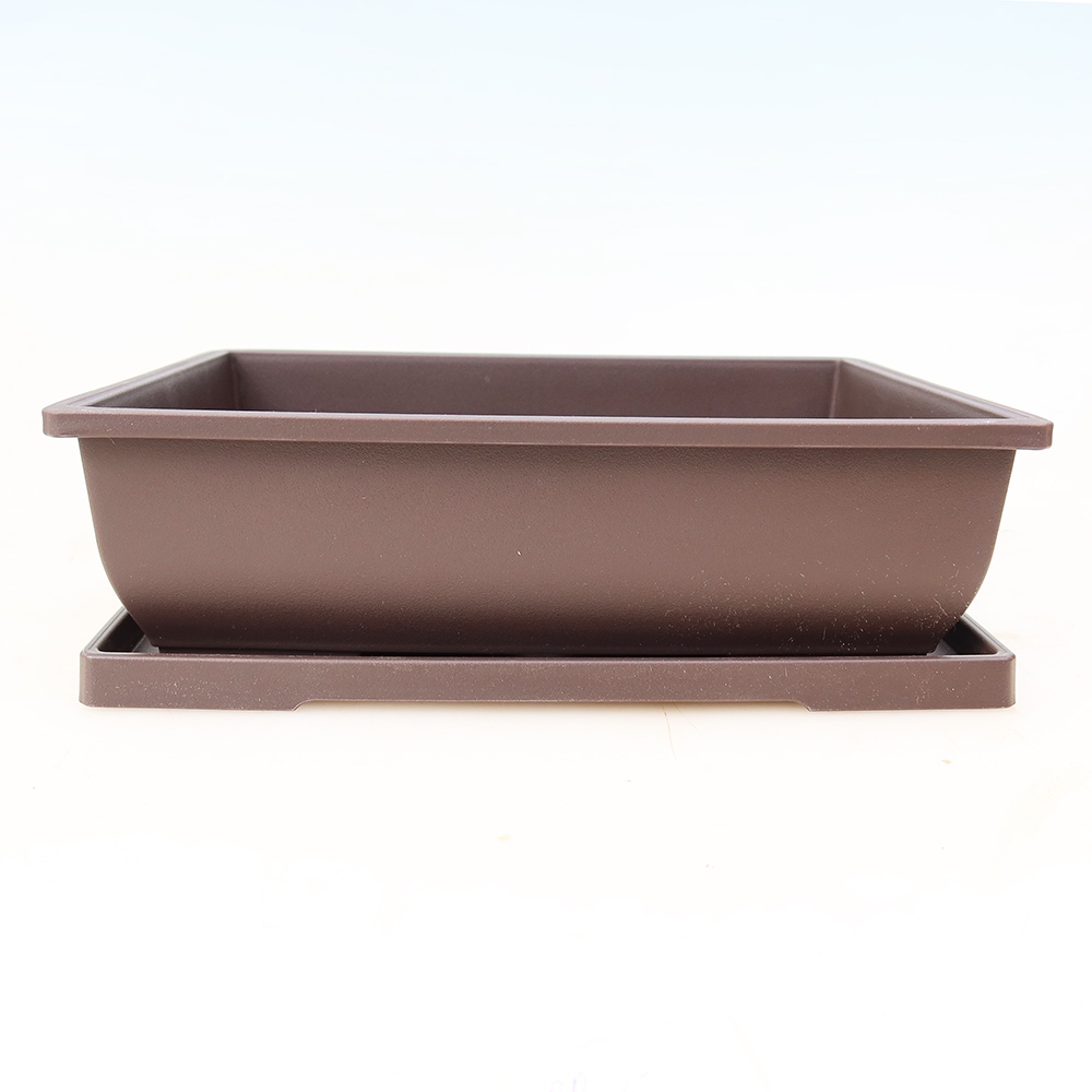 Miska do bonsai + podstawka, plastikowa MP-5 – 28 x 21 x 9 cm