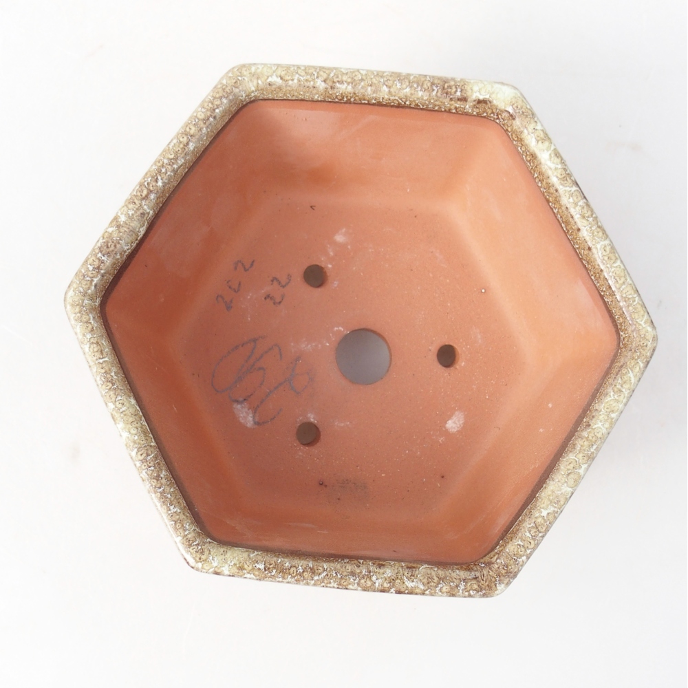 Miska 15,5 x 14 x 6,5 cm kolor bordowo-brązowy