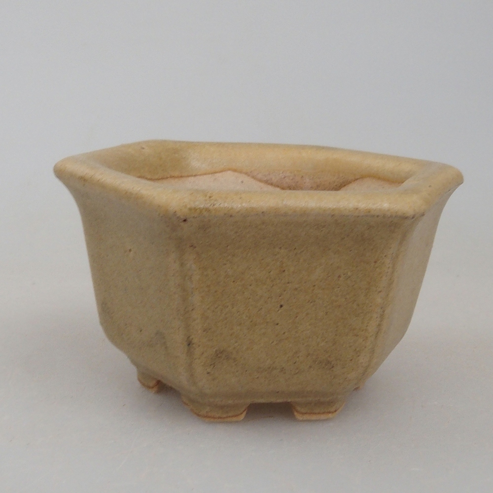 Mini miska bonsai 5 x 4,5 x 3 cm, kolor brązowy