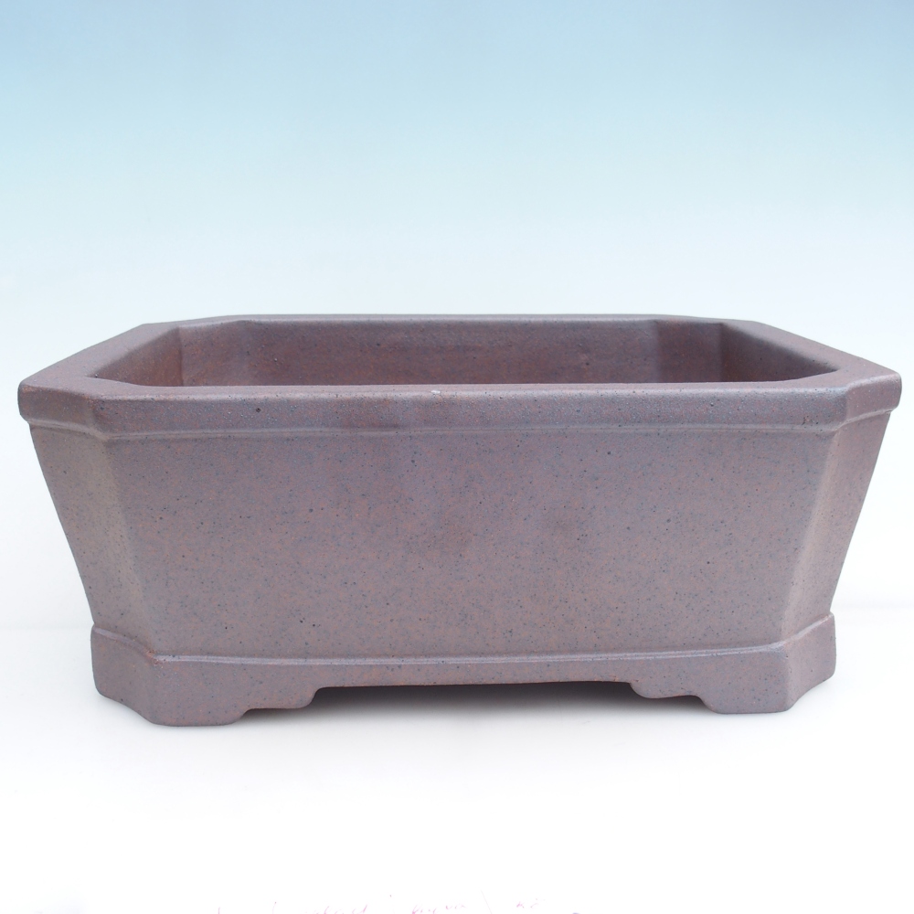 Ceramiczna misa do bonsai 33 x 26 x 12,5 cm, kolor metaliczny