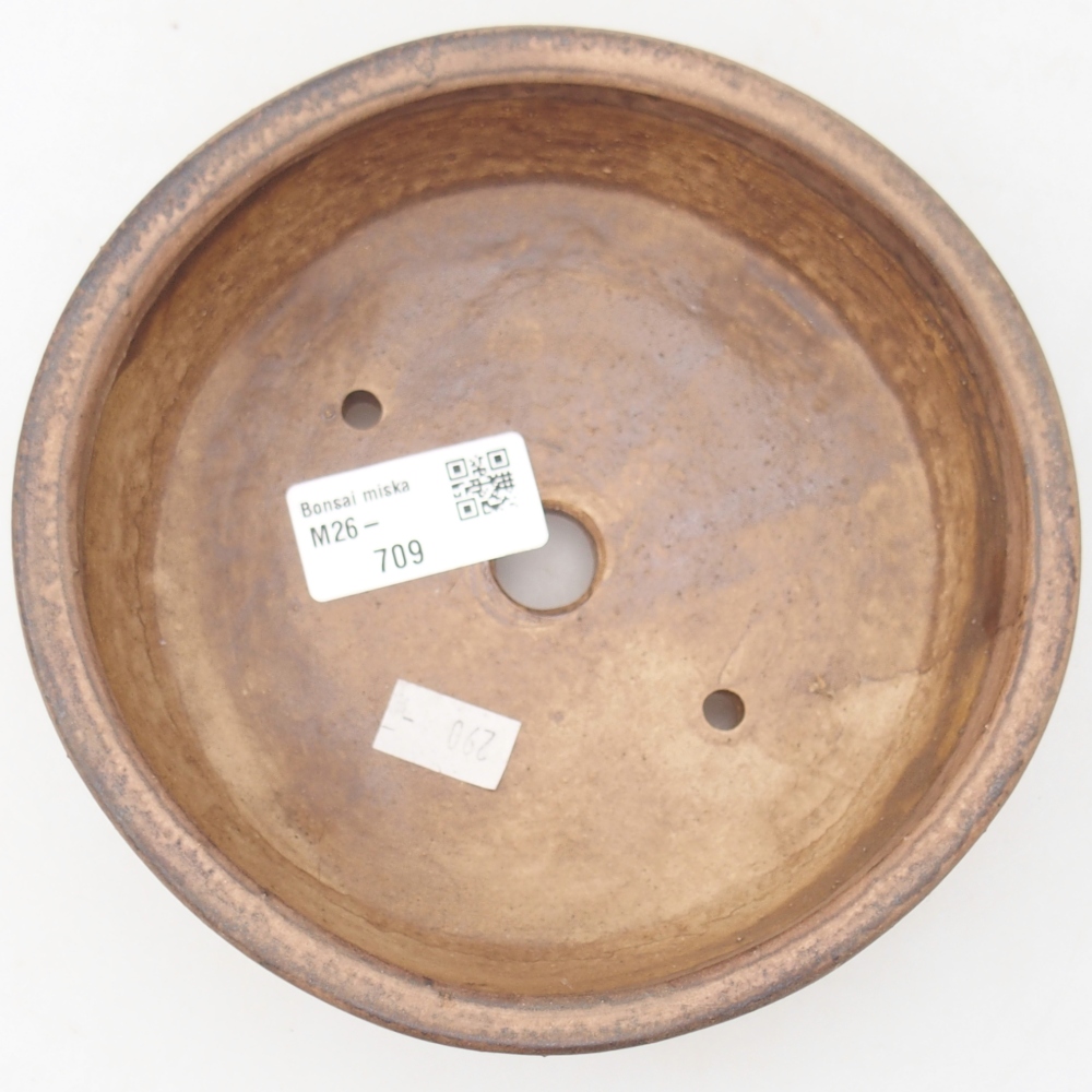 Ceramiczna miska do bonsai 15,5 x 15,5 x 5 cm, różowa