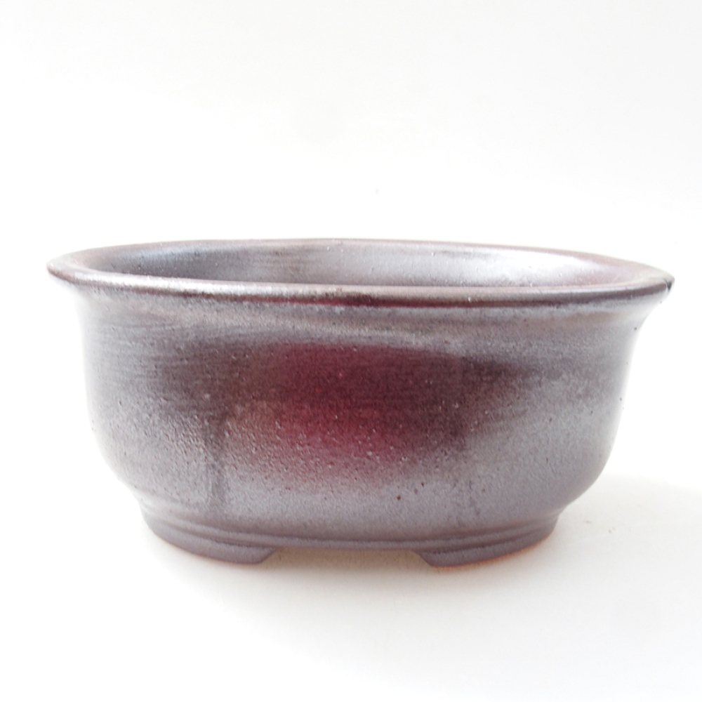 Ceramiczna miska bonsai 12 x 10 x 5,5 cm, kolor brązowy