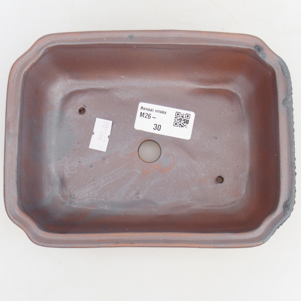 Ceramiczna miska do bonsai 18 x 13,5 x 5 cm, kolor metaliczny