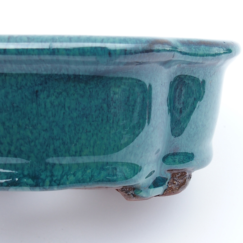 Miska 16 x 13 x 5,5 cm zielono-niebieska