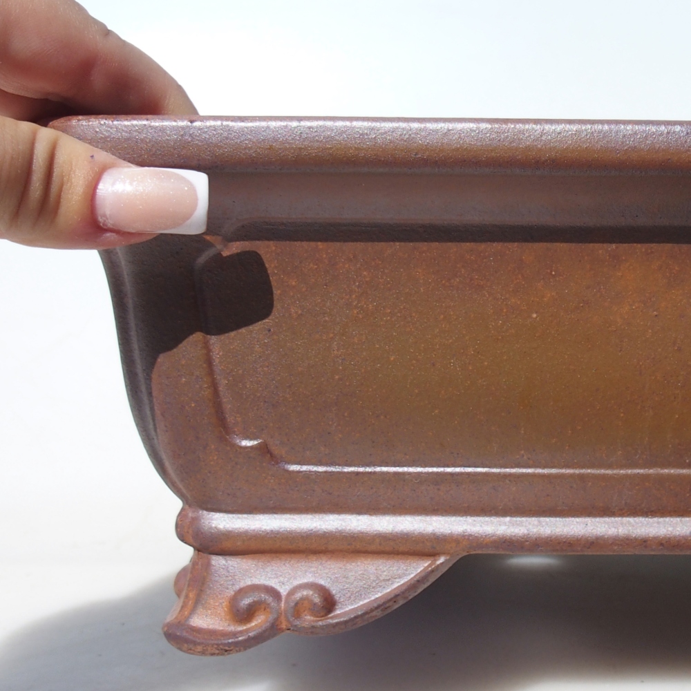 Miska 33,5 x 23 x 11 cm brązowa