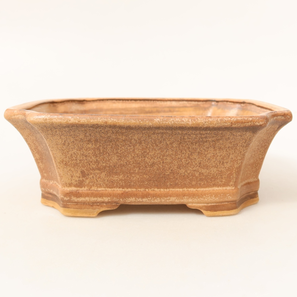 Ceramiczna miska do bonsai 18 x 15 x 6 cm, kolor różowy