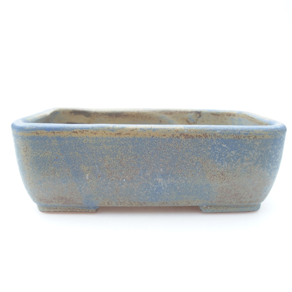 Ceramiczna miska bonsai 16 x 11 x 5,5 cm, kolor niebieski