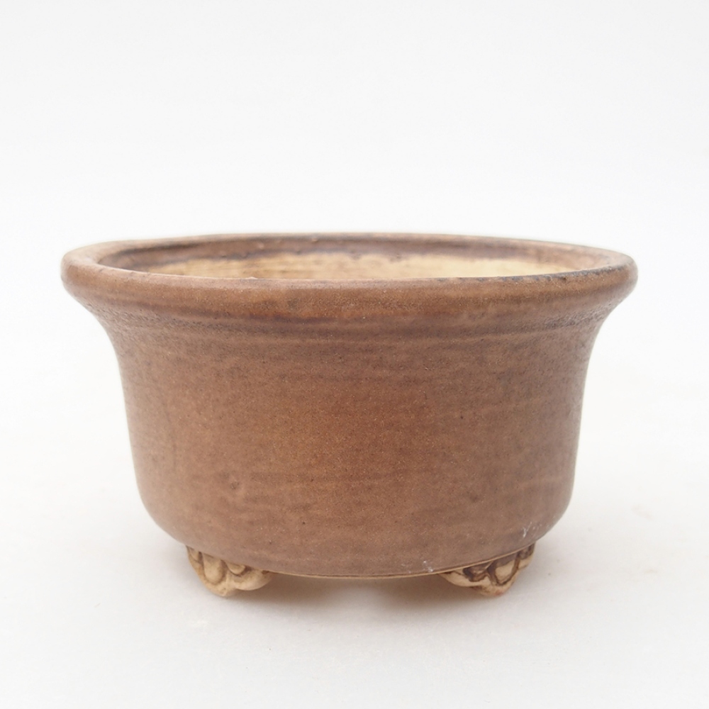 Ceramiczna miska do bonsai 9 x 9 x 3,5 cm, kolor różowy