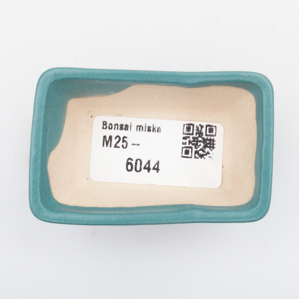 Ceramiczna miska bonsai 6,5 x 4 x 2,5 cm, kolor niebieski