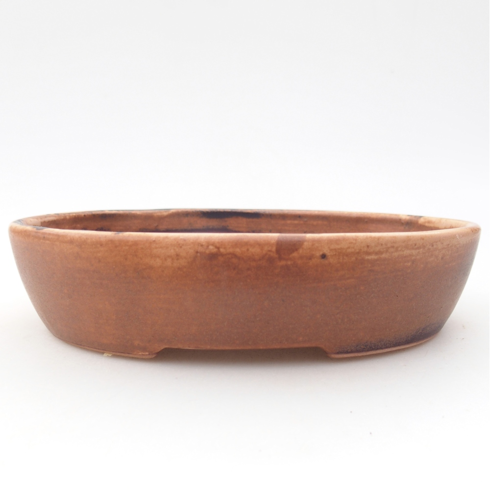 Ceramiczna miska na bonsai 17 x 14 x 4 cm, różowa
