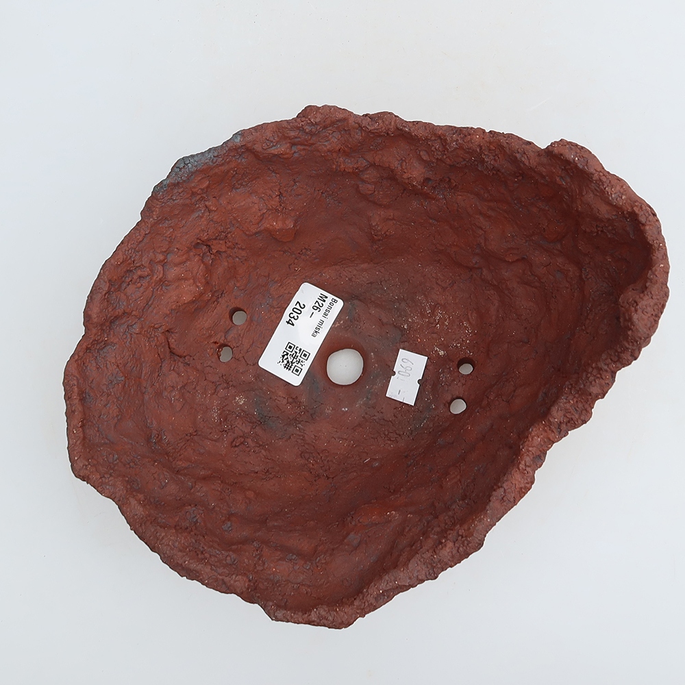 Ceramiczna skorupa 20 x 17 x 12,5 cm, kolor brązowy