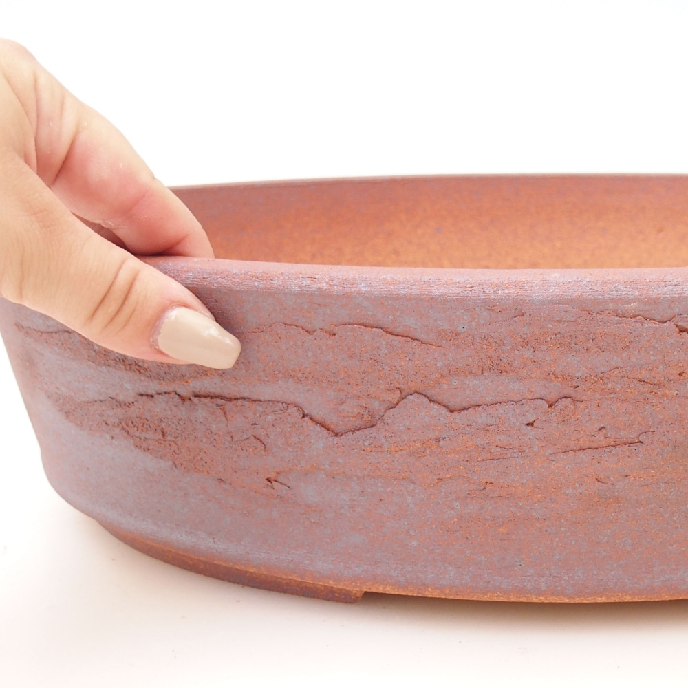 Misa do bonsai 39,5 x 32 x 9,5 cm, kolor metaliczny
