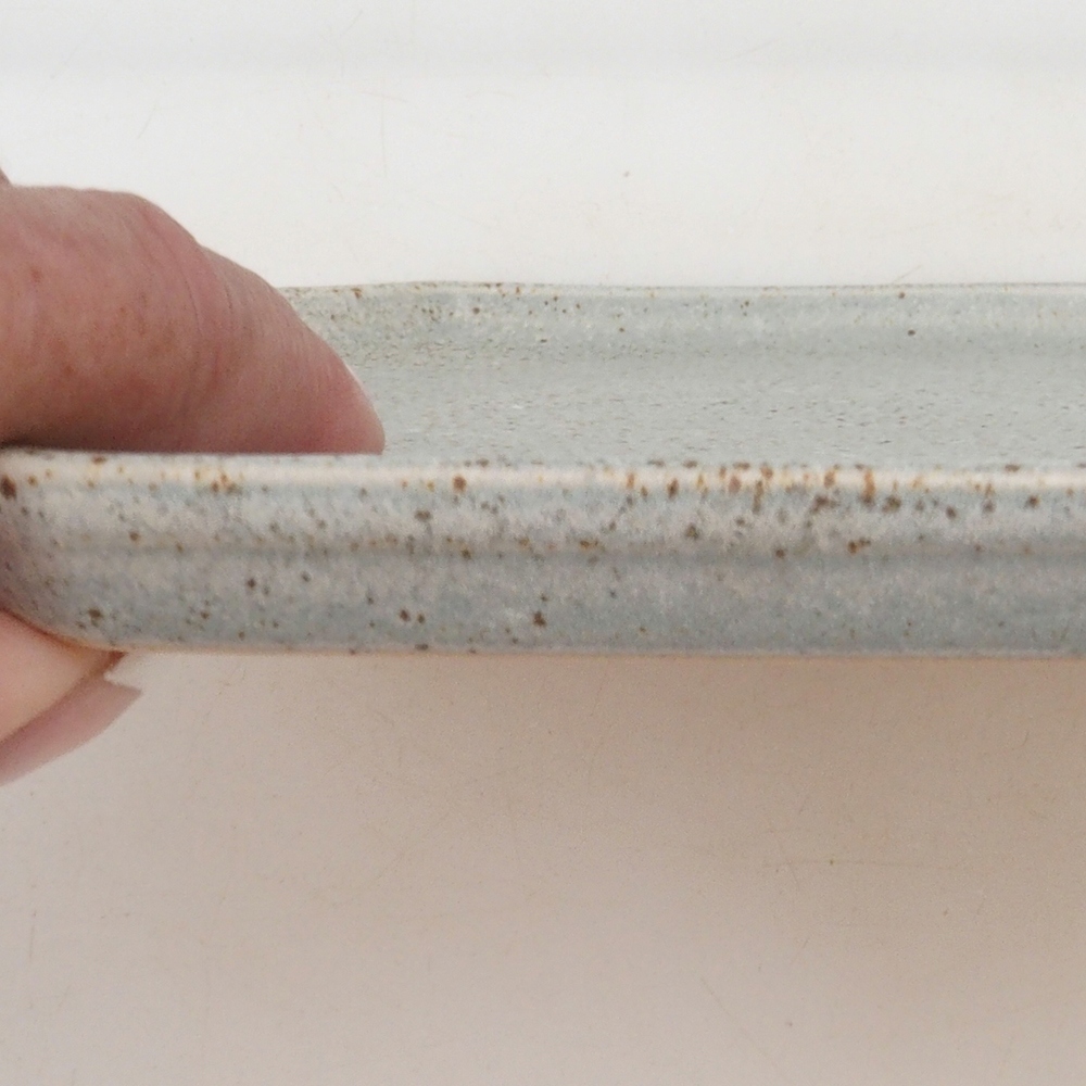 Miska ceramiczna H14 - 18 x 18 x 1 cm - zielona