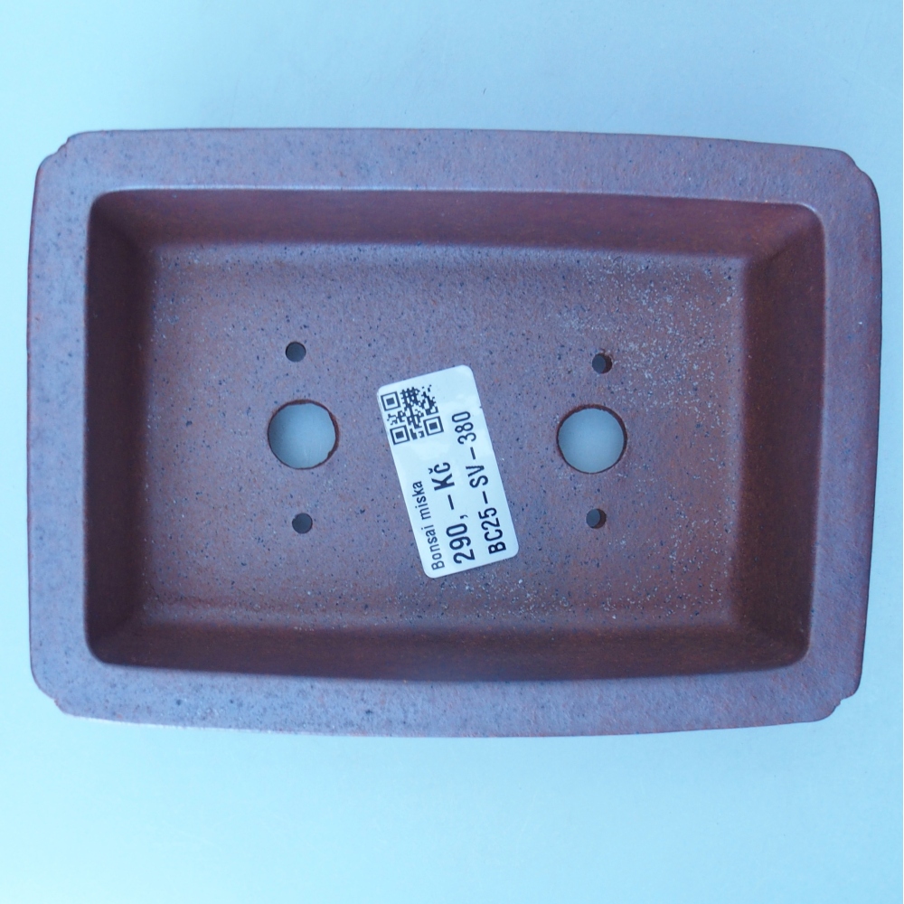 Miska 15 x 10,5 x 5 cm brązowa