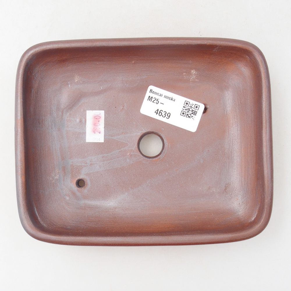 Ceramiczna miska bonsai 17 x 13,5 x 3,5 cm, kolor metaliczny