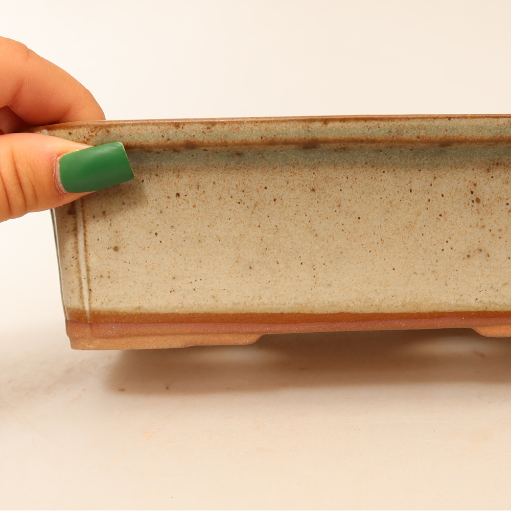 Miska ceramiczna  20 x 15,5 x 5,5 cm, kolor beżowy