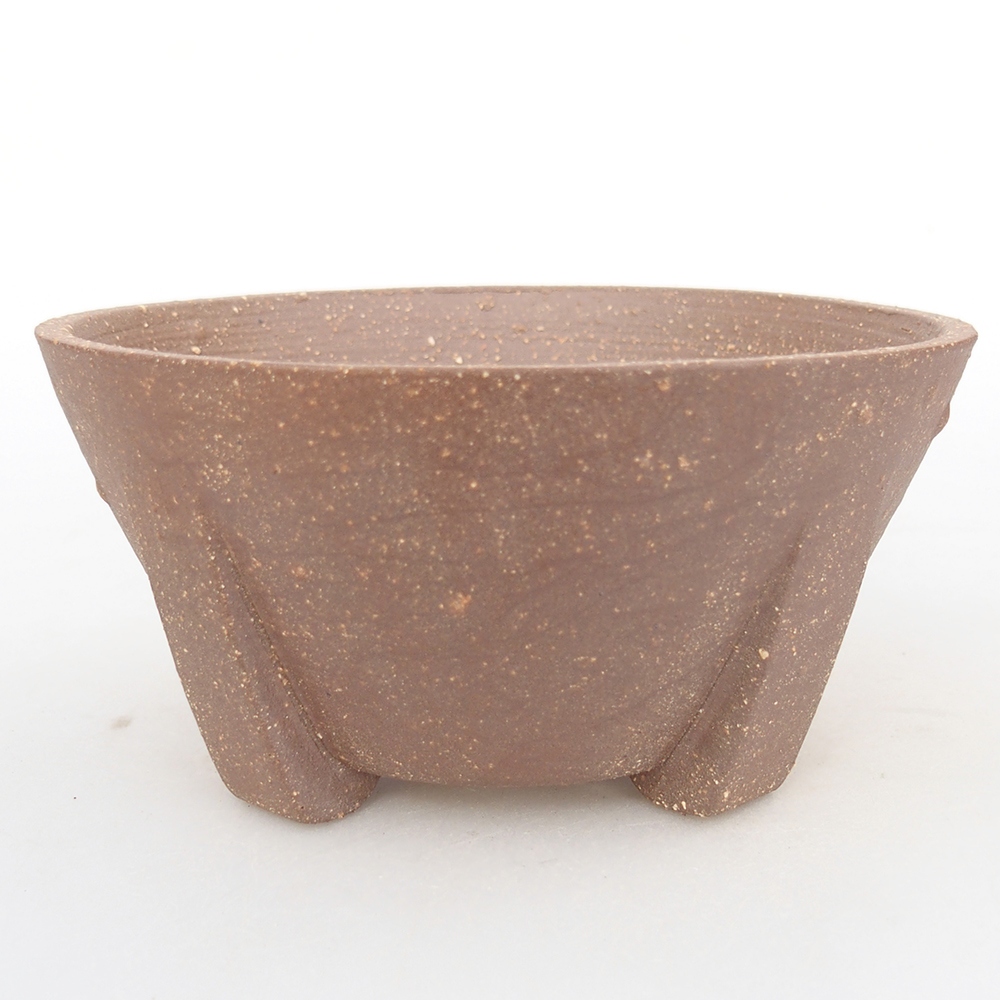 Ceramiczna miska do bonsai 13,5 x 13,5 x 6,5 cm, brązowa