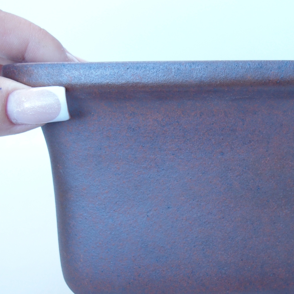 Miska 15 x 15 x 10,5 cm brązowa