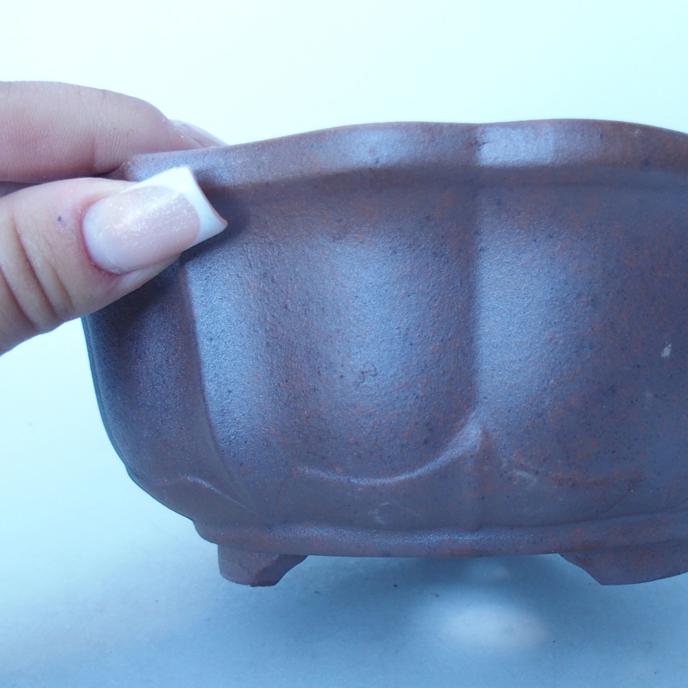 Miska 14,5 x 14,5 x 8,5 cm brązowa