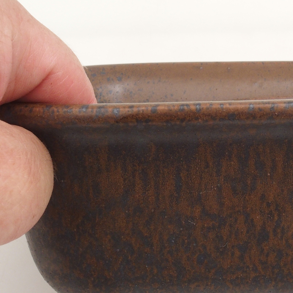 Bonsai bowl H36 - 17 x 15 x 7,5 cm. - brązowy