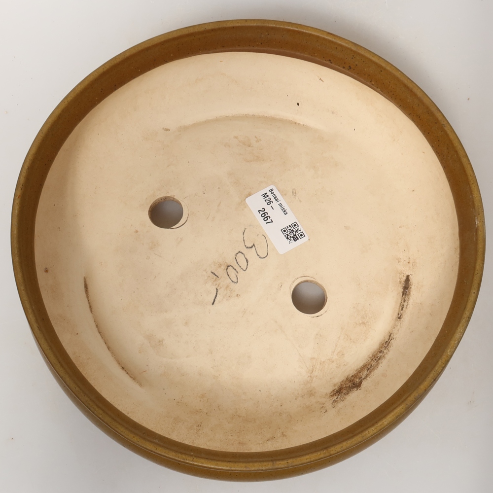 Ceramiczna miska  24 x 24 x 7,5 cm, kolor brązowy