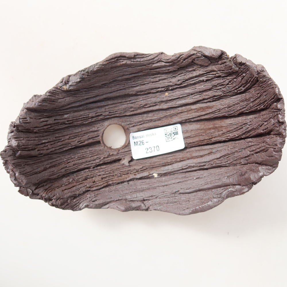 Ceramiczna skorupa  14,5 x 11 x 12 cm, kolor brązowy
