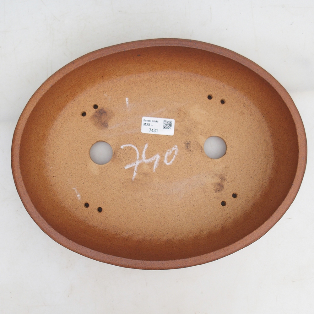 Misa do bonsai 33 x 26 x 7,5 cm, kolor brązowy