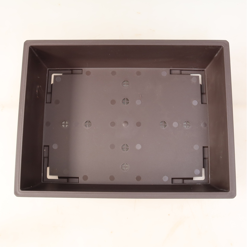 Plastikowa miska do bonsai MP-6, brązowa – 41 x 30,5 x 10 cm