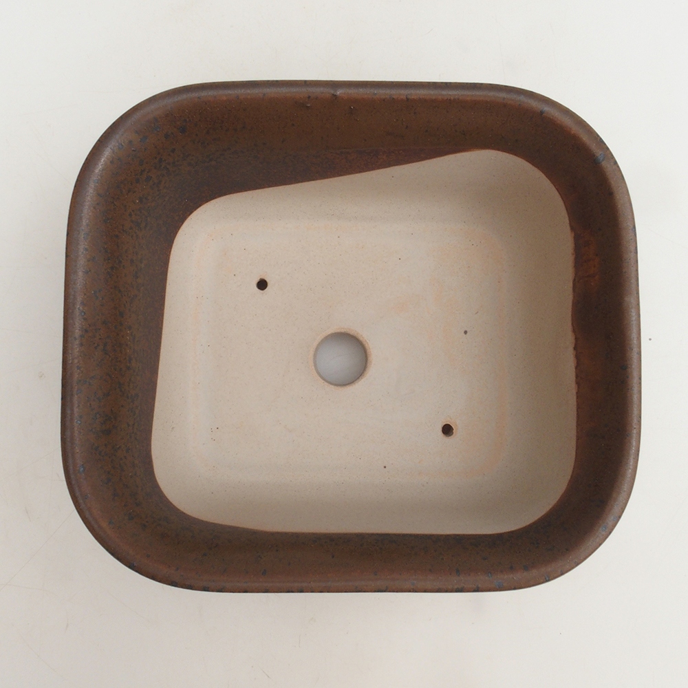 Bonsai bowl H36 - 17 x 15 x 7,5 cm. - brązowy