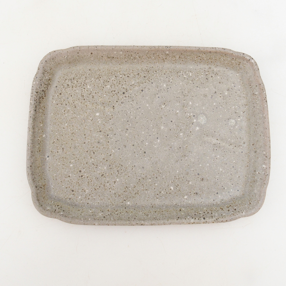 Spodek ceramiczny H50 - 18 x 13 x 1 cm - zielony