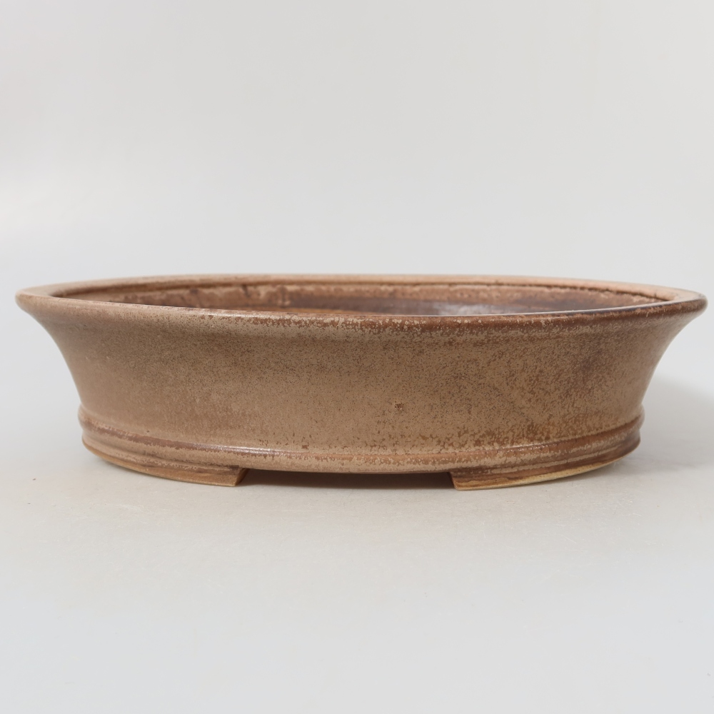 Ceramiczna miska do bonsai 27 x 24,5 x 5,5 cm, kolor różowy