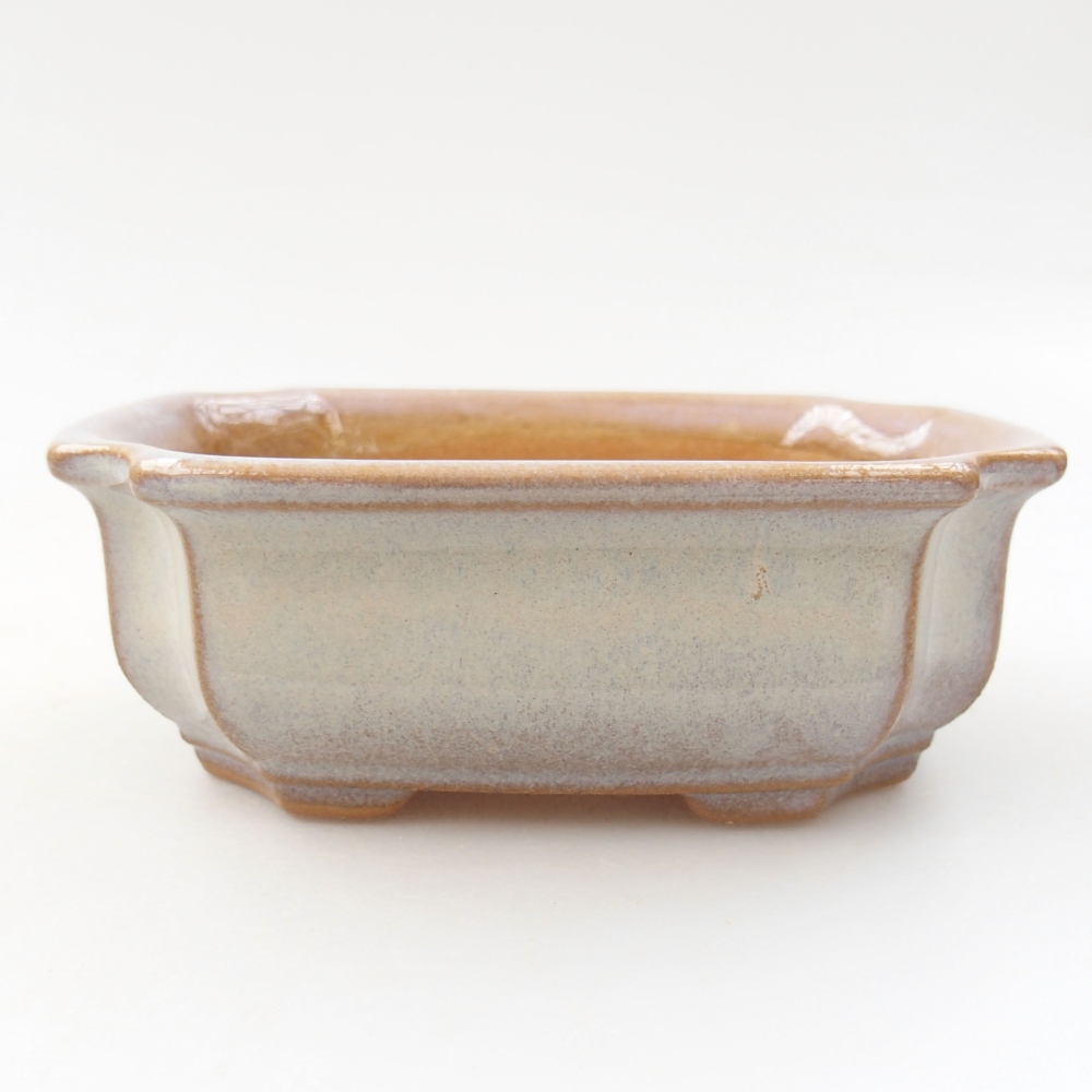 Ceramiczna miska bonsai 12 x 9 x 4,5 cm, kolor różowy
