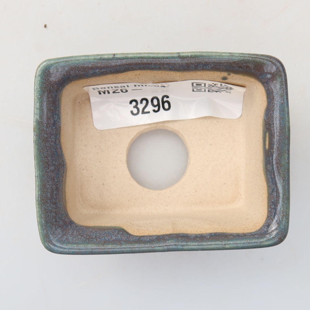 Ceramiczna miska do bonsai 6 x 4,5 x 2,5 cm, kolor szary