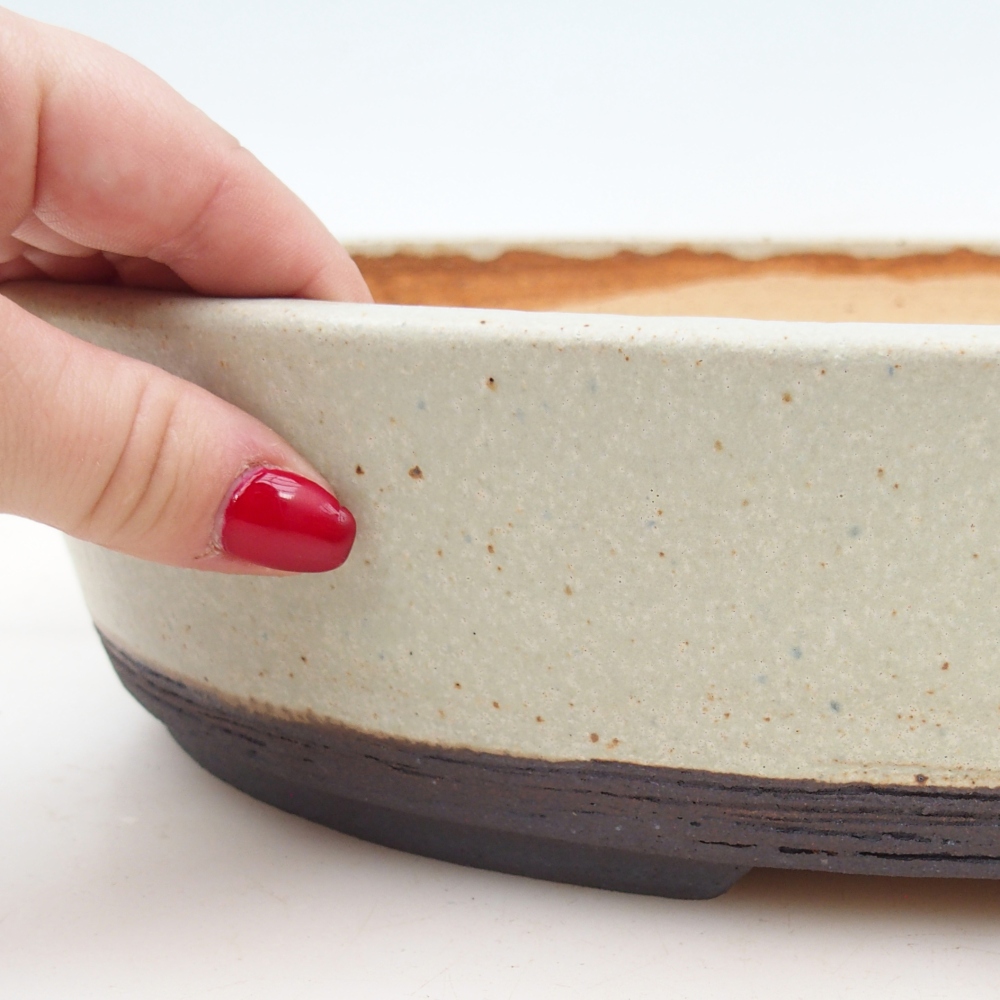 Misa do bonsai 32,5 x 25,5 x 7,5 cm, kolor zielony