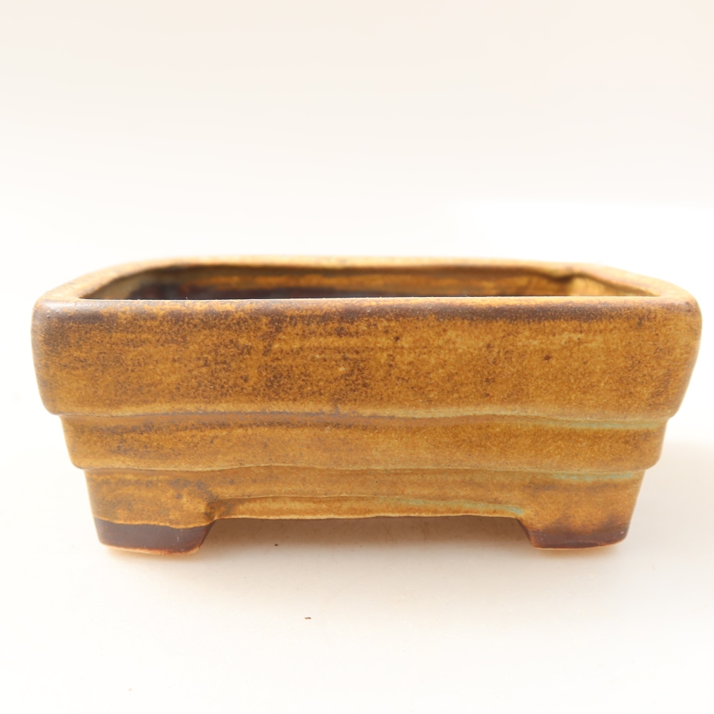 Ceramiczna miska do bonsai 9,5 x 7,5 x 3,5 cm, zielona