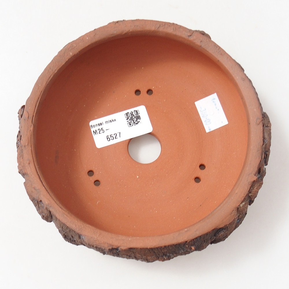 Ceramiczna miska do bonsai 15 x 15 x 5,5 cm, brązowa
