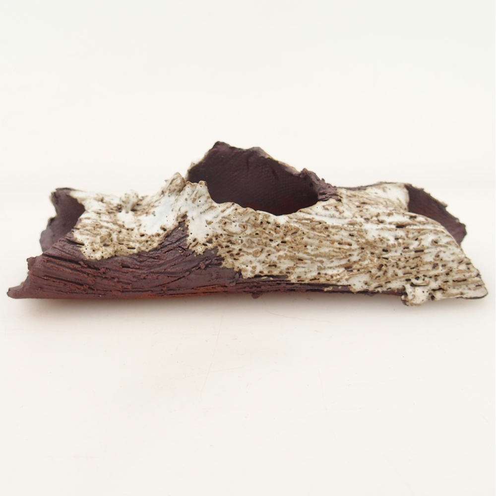 Muszla ceramiczna 11 x 4 x 3 cm, kolor beżowy