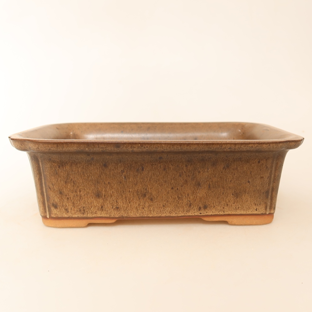 Miska ceramiczna  20 x 15,5 x 5,5 cm, kolor brązowy