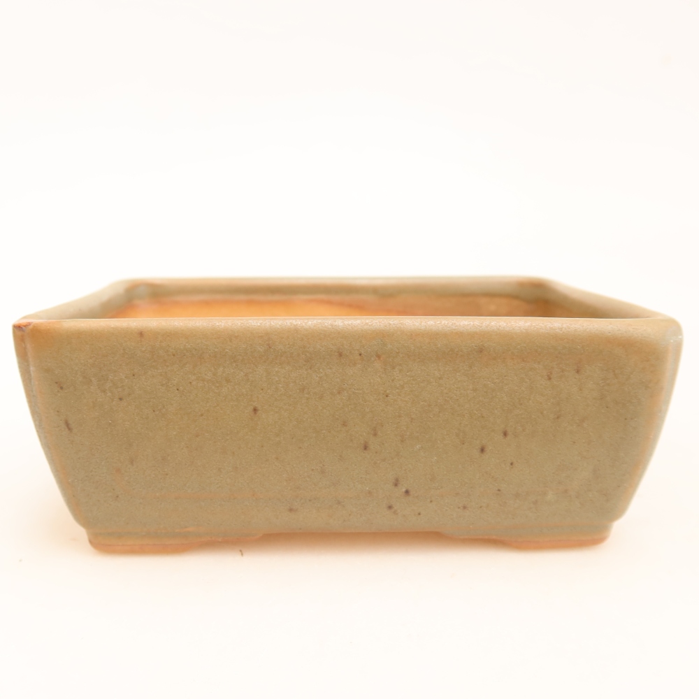 Ceramiczna miska do bonsai 13 x 9 x 5 cm, kolor szary