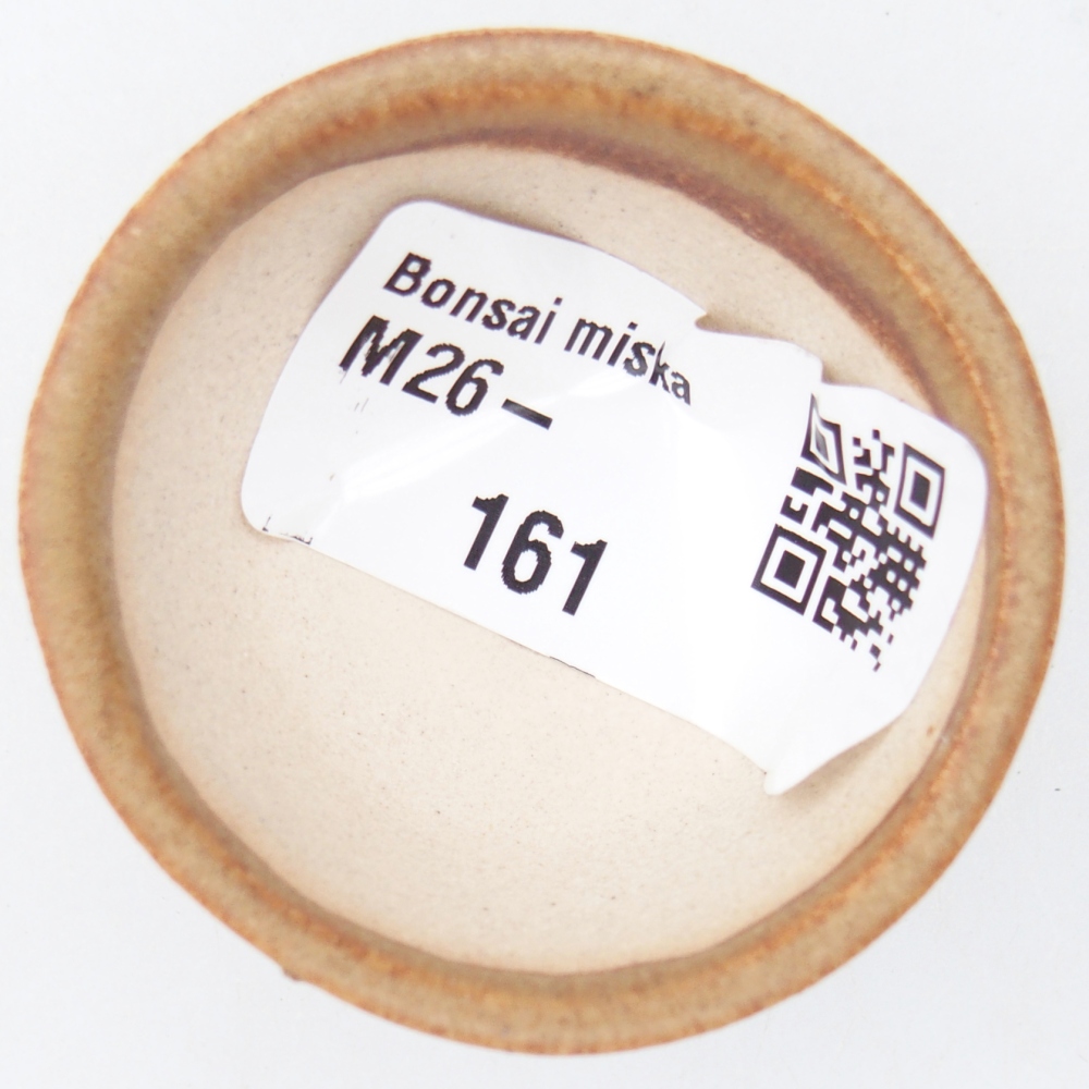 Mini miska do bonsai 4,5 x 4,5 x 2,5 cm, brązowa