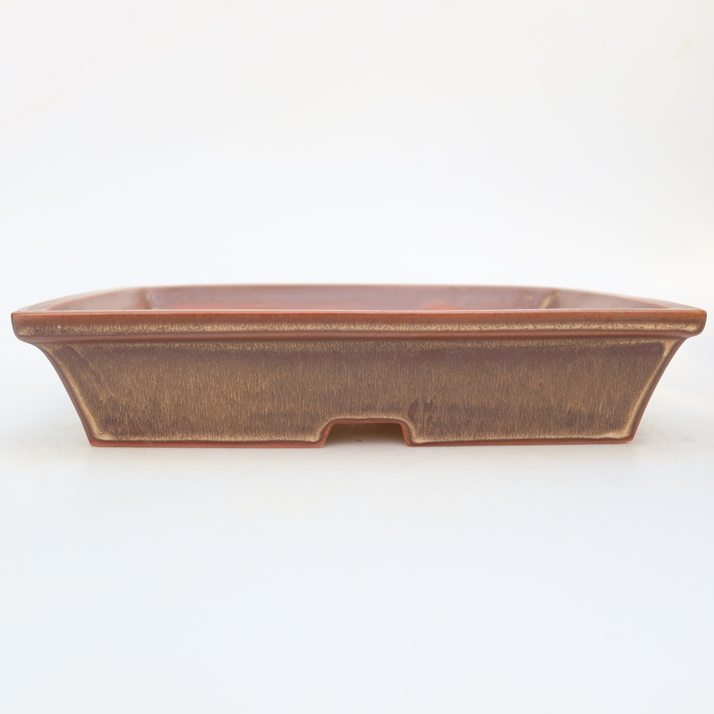 Ceramiczna miska  26 x 20 x 5 cm, kolor brązowy