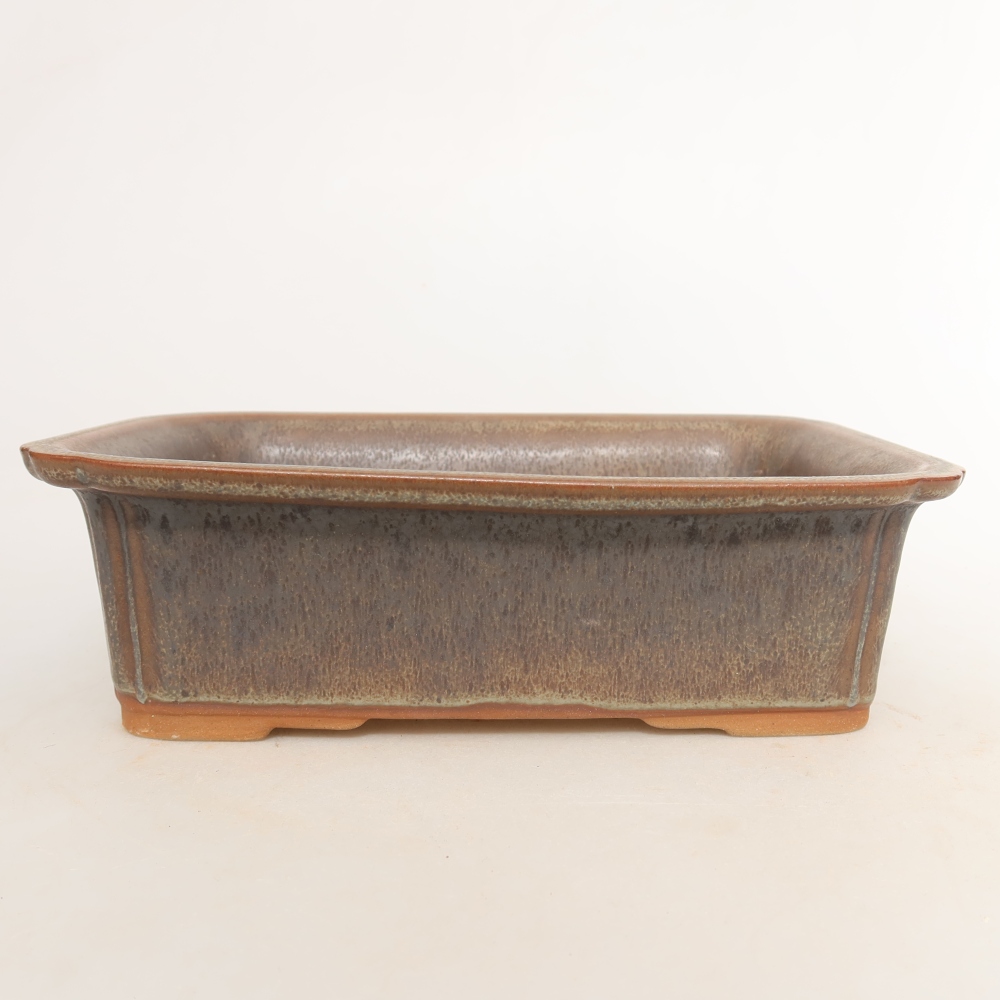 Miska ceramiczna  20 x 15,5 x 5,5 cm, kolor brązowy