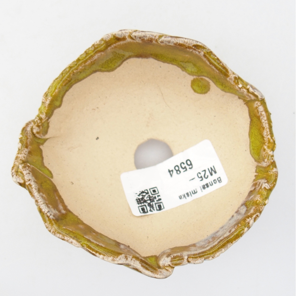 Ceramiczna skorupa 9 x 8,5 x 5 cm, żółta